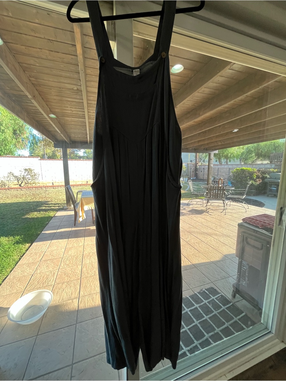 Crescent Black Maxi Jumpsuit Dress